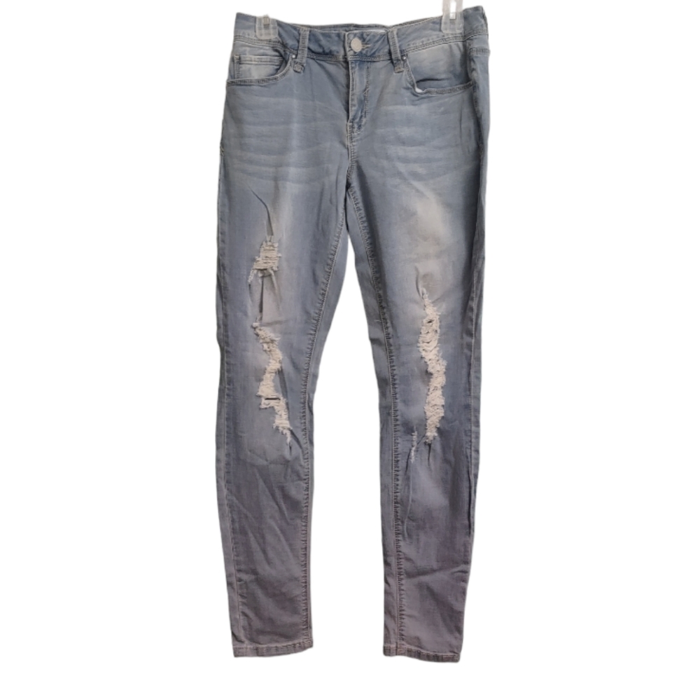 YMI Distressed Skinny Jeans Size 11 Juniors